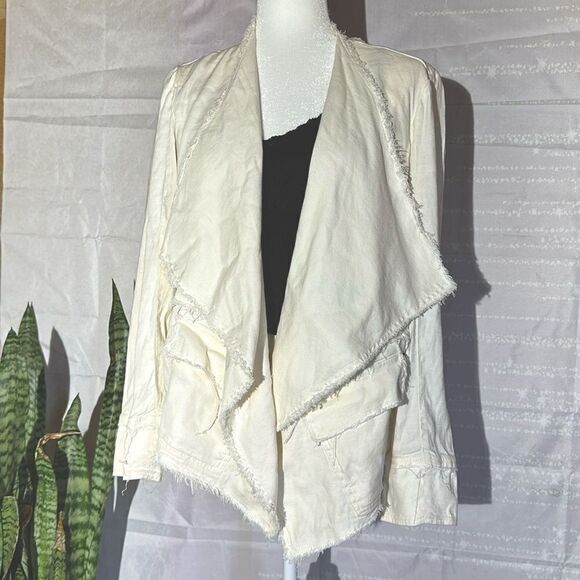 Free People open front waterfall cardigan jacket - Picture 1 of 8